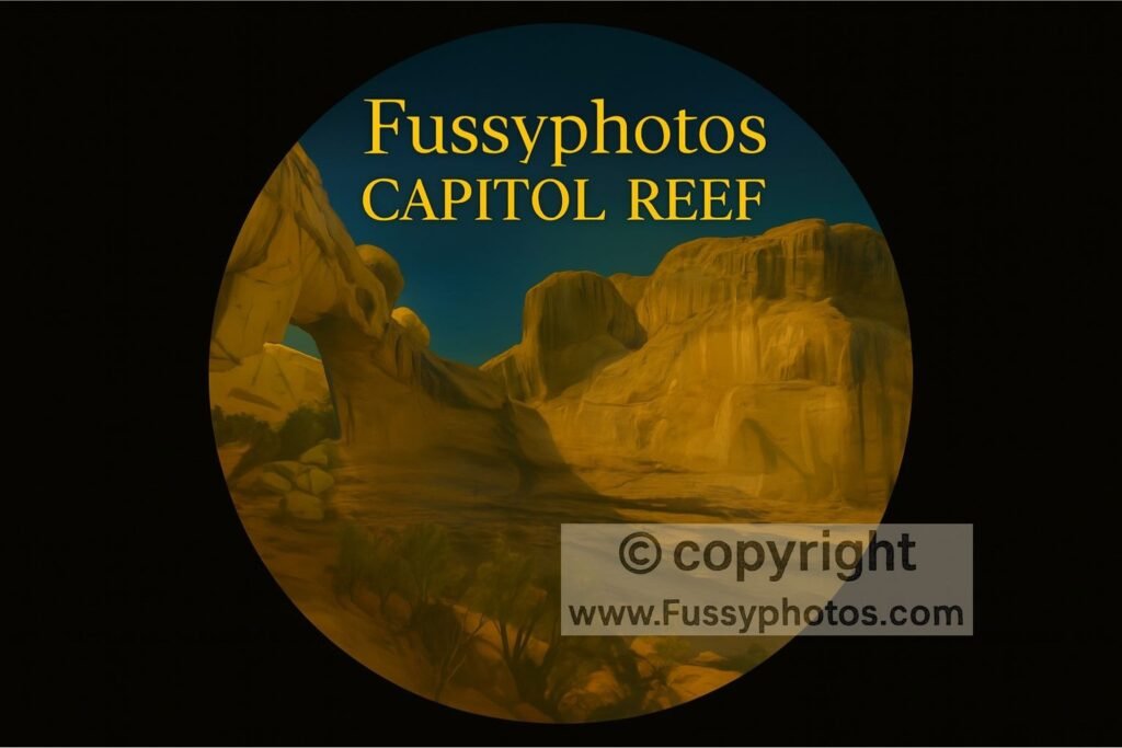Capitol Reef National Park Fussyphotos logo