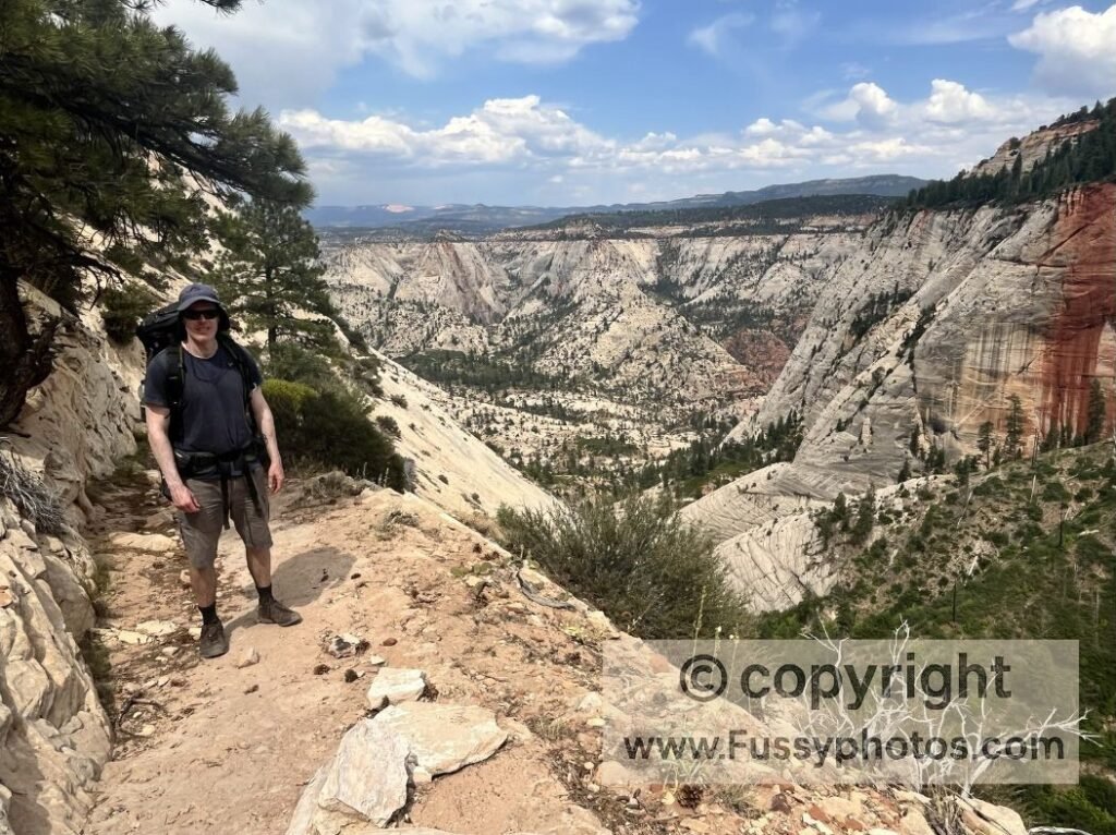 Backpack Zion Traverse to Angel’s Landing — West Rim Trail backcountry views