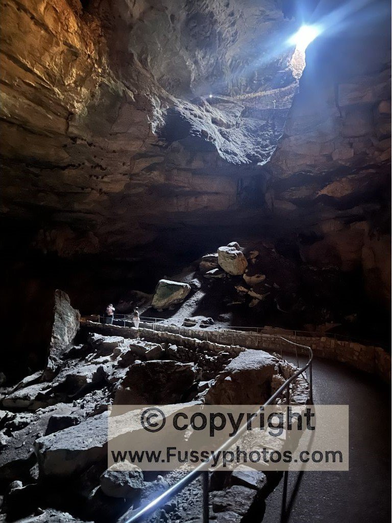 How to Visit Carlsbad Caverns — descending Natural Entrance