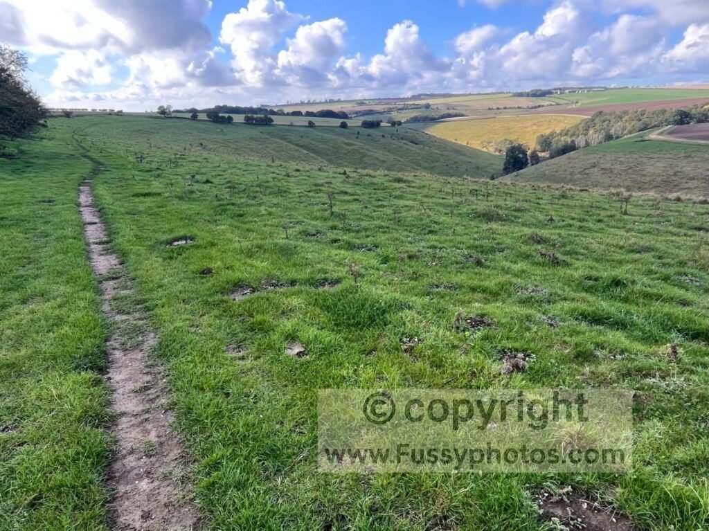 Sample the Wolds Way — Pasture Dale dry valley views near Huggate