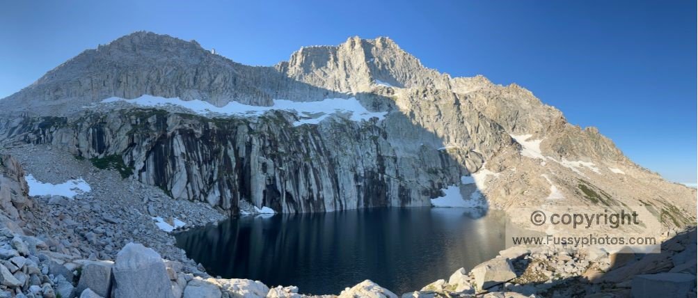 Precipice Lake — a highlight of the Hamilton Basin Loop.