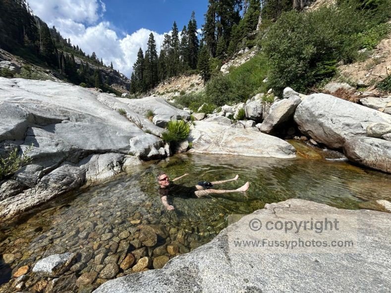 Buck Creek: a welcome place to rest, recharge, and cool off on the High Sierra Trail