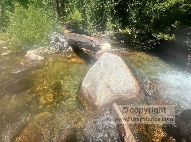One of many river crossings on day 4 of our High Sierra Trail Loop