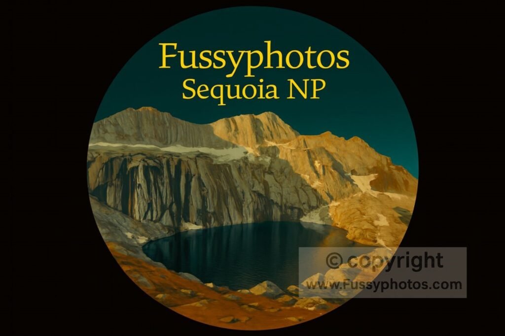 Fussyphotos Sequoia NP Logo