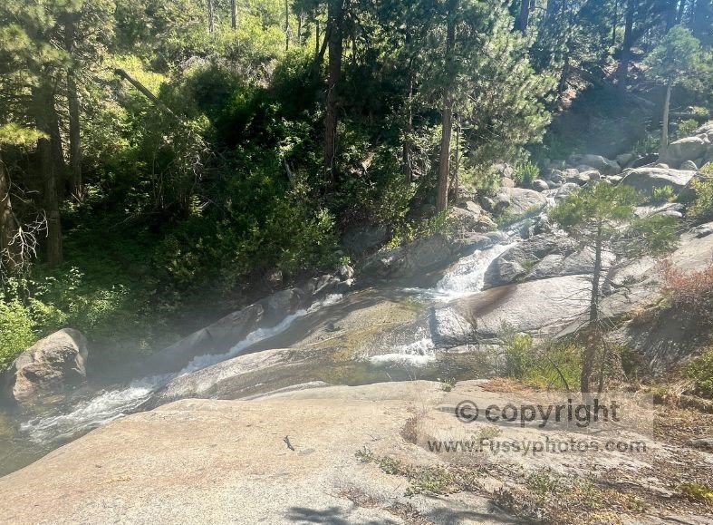 Some of the last available water heading north on Cliff Creek Trail