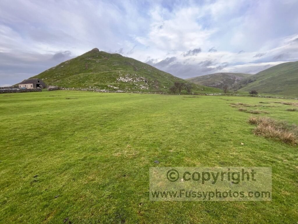Approaching Thorpe Cloud from the southeast side.