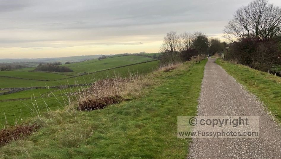 Long distance views from The Tissington Trail.