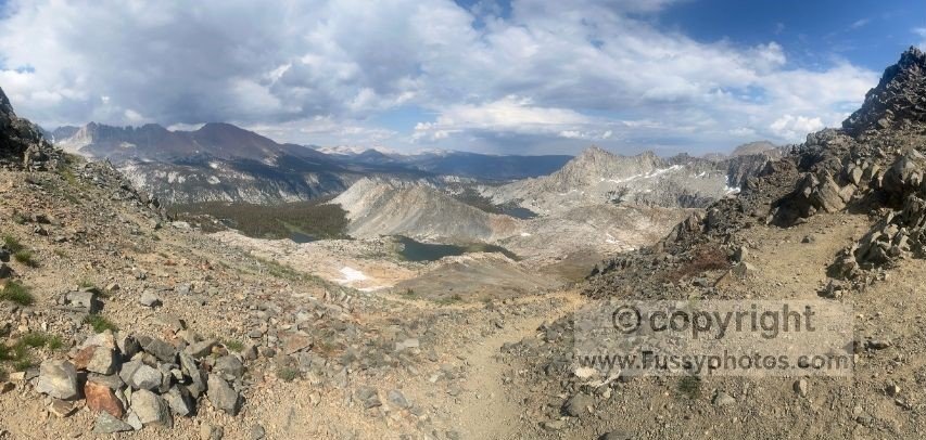 Black Rock Pass, the 11,668‑foot high point of the Hamilton Basin Loop and one of its most dramatic viewpoints.