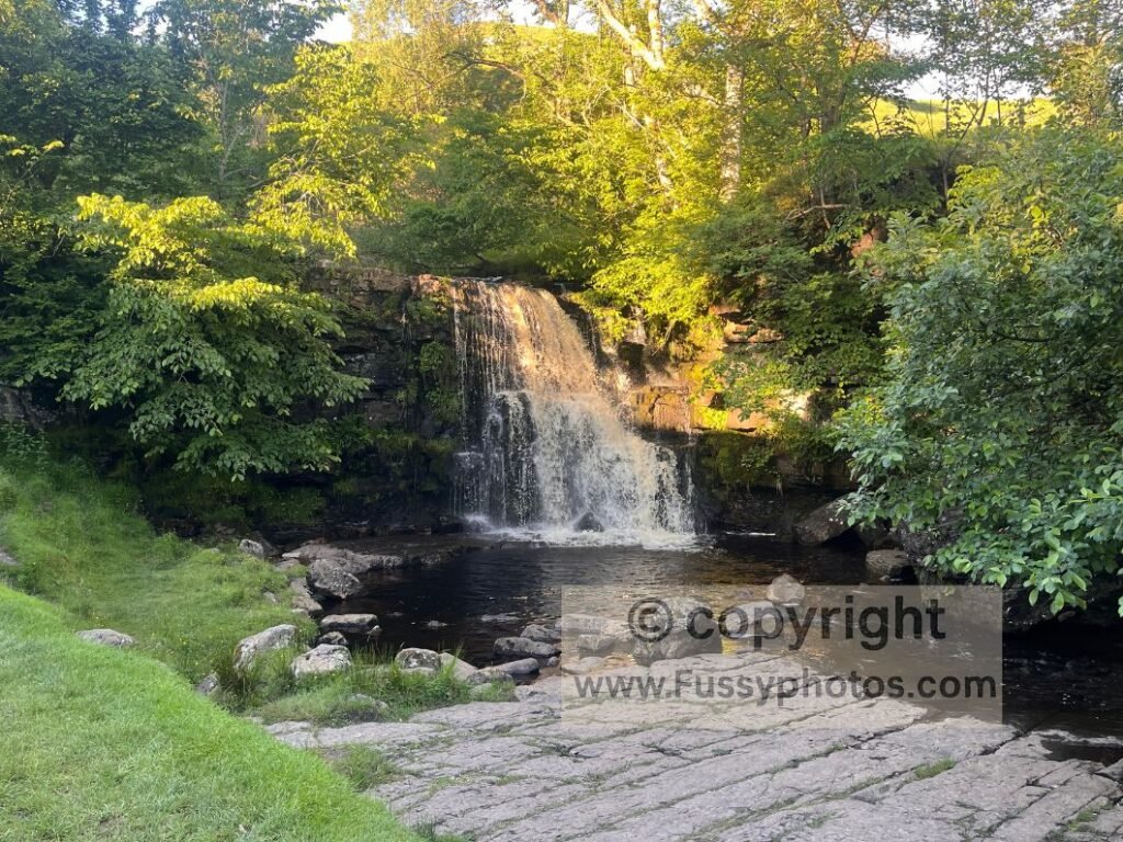 East Gill Force waterfall — waterfall at East Gill Force on the Coast to Coast Path, half a mile before Keld.