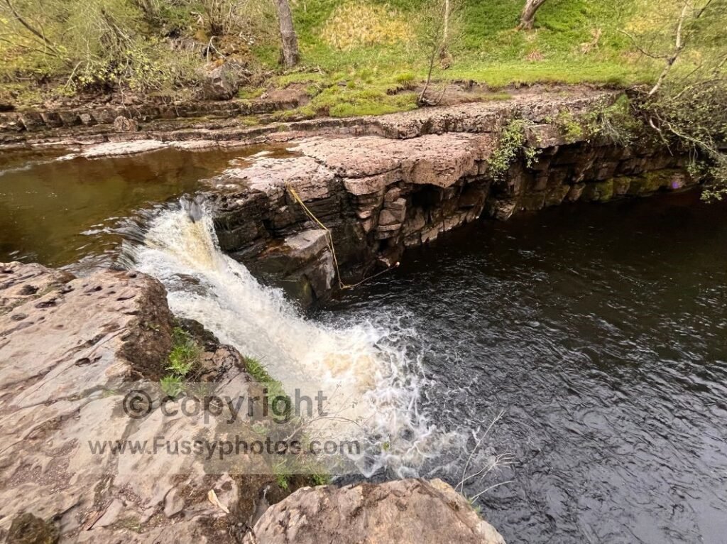 Close‑up view of Kisdon Force, taken on the short detour from the Pennine Way just before Keld.