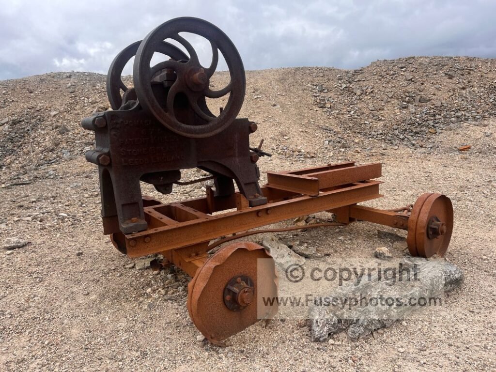 Old Gang machinery — old mining machinery at Old Gang Mines.

